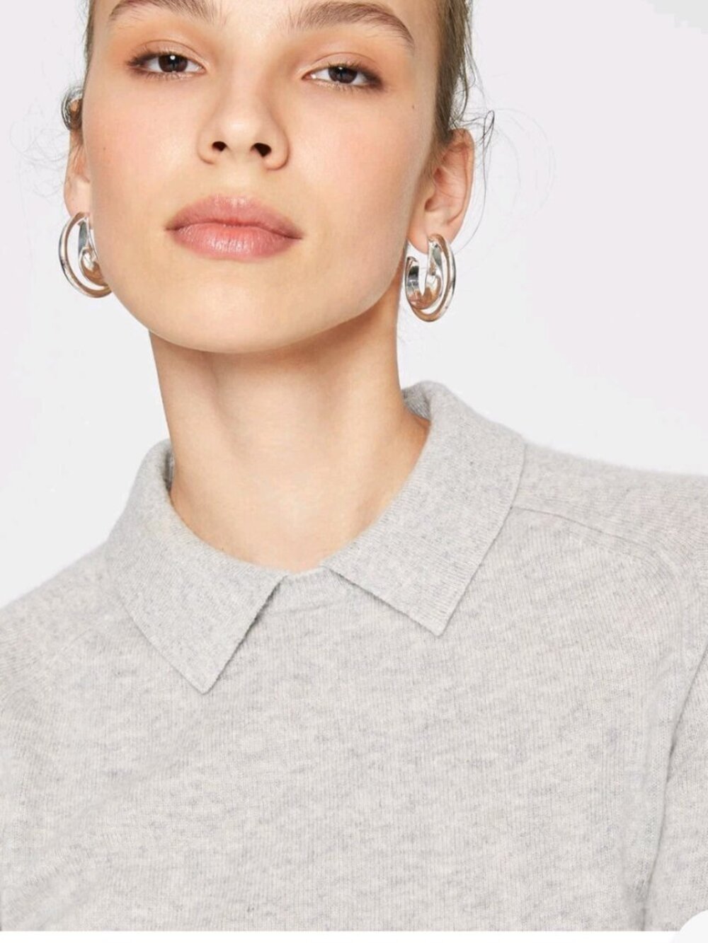 Club Monaco Cashmere Sweater Medium Classic Luxe Quiet Luxury Minimalist Capsule - Picture 3 of 12